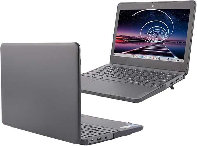 mCover Hard Case ONLY Compatible for 2024~2025 11.6" Lenovo 100E Chromebook Gen 4 (with Intel CPU and Model# 83G*) Laptop Computer (NOT Fitting Any Other Lenovo Models) - Black