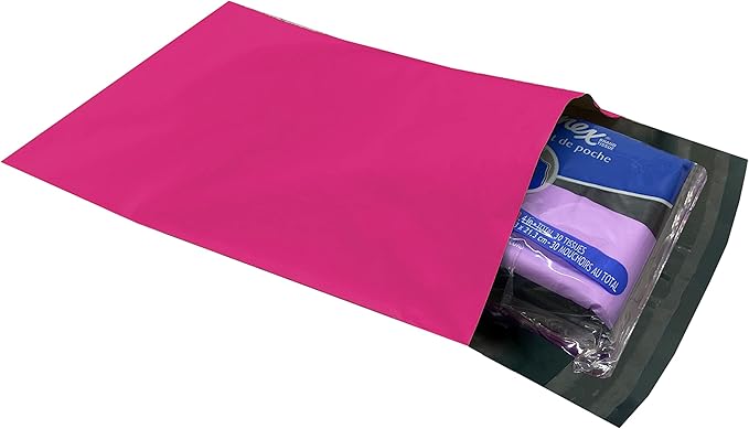 Colored Poly Mailers Pack of: Be creative with your packaging with Colored mailers (Pink, 6" x 9" pack of 200)