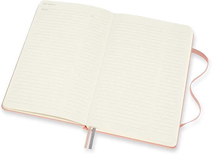 Moleskine Art Logbook, Hard Cover, Large (5" x 8.25"), Dotted, Coral Pink, 160 Pages