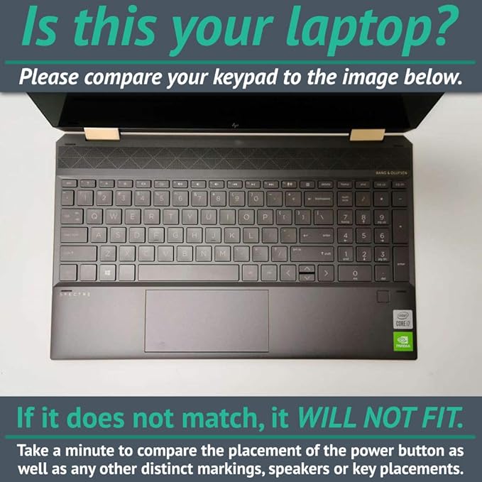 MightySkins Skin for HP Spectre x360 15" (2020) - Swirly | Protective, Durable, and Unique Vinyl Decal wrap Cover | Easy to Apply, Remove, and Change Styles | Made in The USA