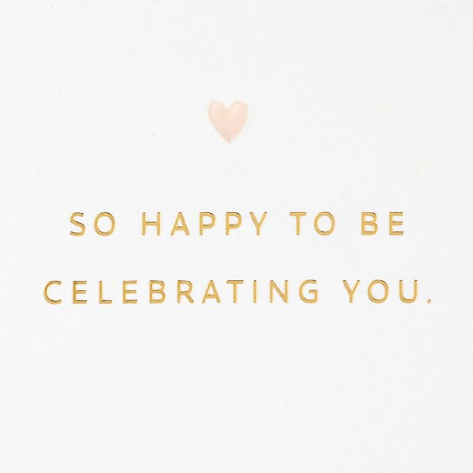 Hallmark Signature Bridal Shower Card (Showered with Love)