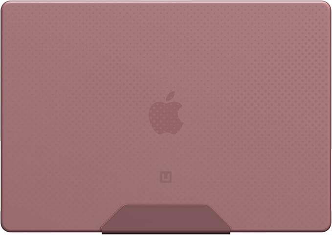 [U] by UAG Designed for MacBook Pro 16 inch Case 2021-2024 M4 M3 Max/Pro (A2991 A3403 A3186) Scratch Resistant Touch ID Dropproof Protective DOT Laptop Cover, Translucent Abuergine