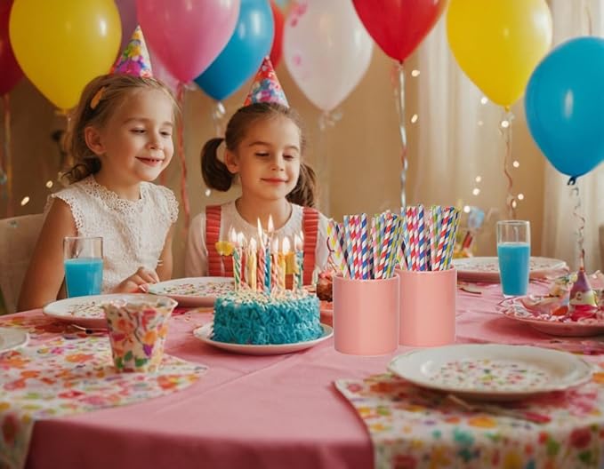 Ceramic Pen Holder Stand Cup Pencil Holder Organizer Makeup Brush Holders for Home Office Desk (Pink)