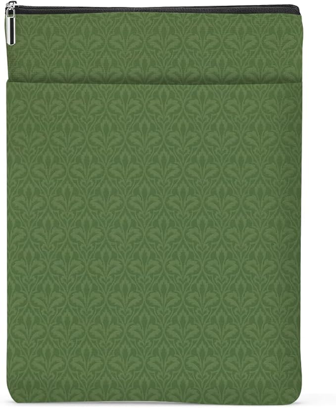 Retro Forest Book Sleeve Book Cover Classic Book Protector with Zipper Christmas Birthday Book Club Gifts Book Accessories for Women Sister Girlfreind Librarian Girls Bookish Book Lovers Gifts