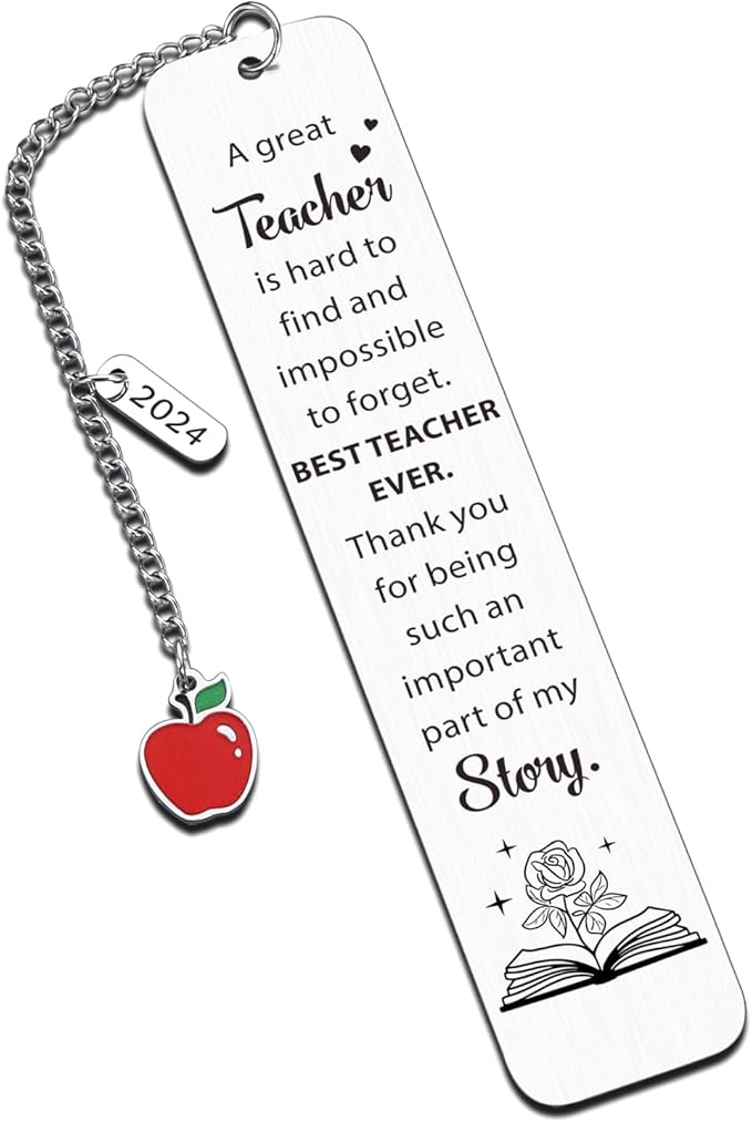 Teacher End of The Year Gifts for Women Christmas Gifts for Teacher Appreciation Gifts in Bulk Teacher Must Haves Thank You Bookmark Birthday Christmas Valentines Day Gifts