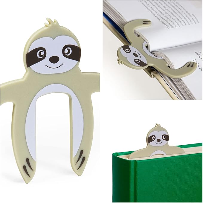Page Pals Bookmark Bookholder | Page Holder | Music Holder Clip | Music Paper Holder | Magazine, Cookbook | Reading in Bed at Home | Office, Desk, Kitchen Use | Novelty Reading Gift Idea