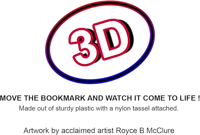3D Bookmarks Featuring The Artwork of Royce B Mcclure (Marlin)