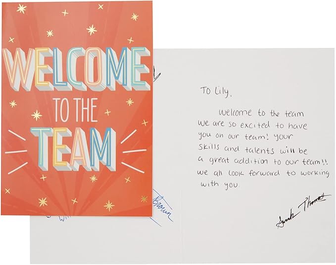 Pipilo Press 36 Pack Blank Welcome to the Team Cards with Envelopes, Employee Appreciation Gifts (5 x 7 In)