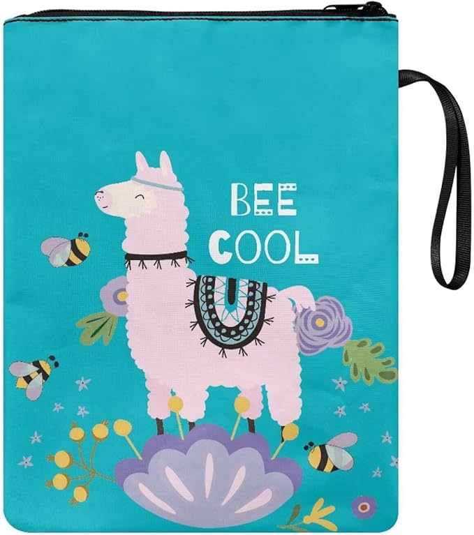 COEQINE Alpaca Book Covers for Paperbacks Large Book Sleeves for Paperback Washable Book Lovers Women Girls Book Covers for Women School