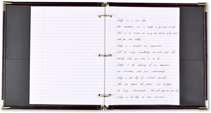 KAISA Filler Paper Loose Leaf Paper, Wide Ruled Paper, 8"x10-1/2", 3-Hole Punched Binder Paper For 3-Ring Binders,150 Sheets/pack 3Pack, F15001W