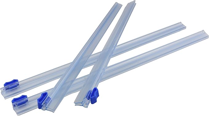 4pcs Plastic Wrap, Aluminum Foil and Wax Paper Dispenser Cutter 33cm Reusable Tin Foil & Cling Wrap & Parchment Paper Dispenser Cutter