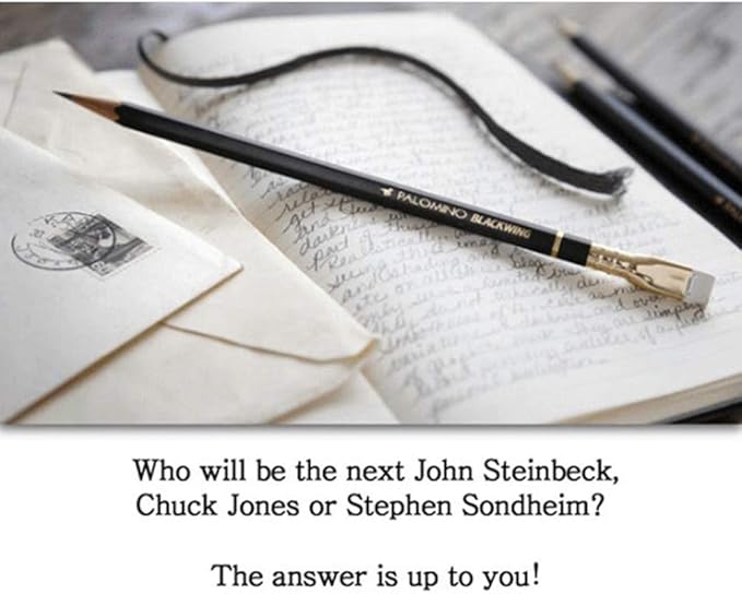 PALOMINO Blackwing 602 Original Soft Pencil, 12 Count(1 Dozen) Gray Art, Eraser, Writing Instrument