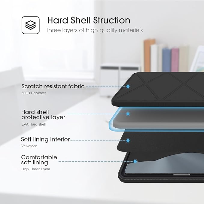 Smatree 15.6-16inch Hard Laptop Sleeve Case for ASUS ROG Zephyrus G16 2024 GU605/2023 GU603, ROG Zephyrus M16 2023/2022, for ROG Flow X16 2023/2022, for ROG Zephyrus G15 2022 Carrying Case,Black