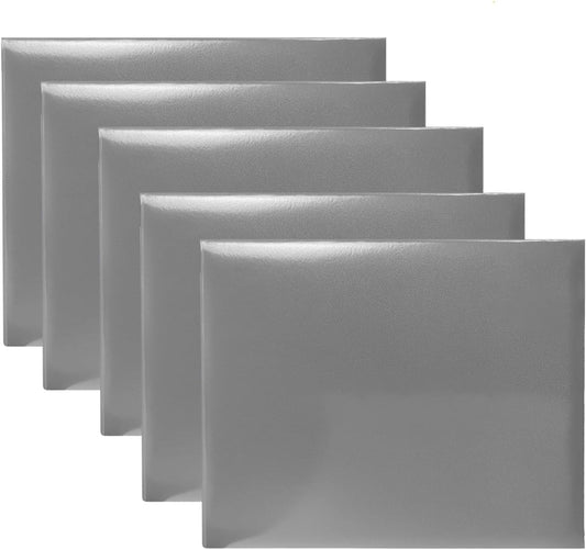 Certificate Holders 8.5"x11" Graduation Diploma Cover Document Leather Folders,Grey-5 Pack