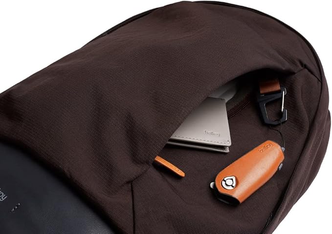 Bellroy Classic Backpack Premium (Leather Panels, Fits 15" Laptop) - Deep Plum