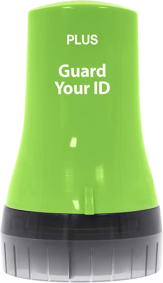 Guard Your ID Wide Advanced Roller 2.0 Identity Theft Prevention Security Stamp Green