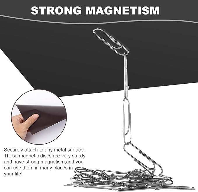 Adhesive Magnetic Sheets, Magnetic Sheets with Adhesive Backing, 8" x 10", 10 Pack Flexible Magnet Sheets with Adhesive - Sticky Magnets with Adhesive Backing for Photo and Picture Magnets