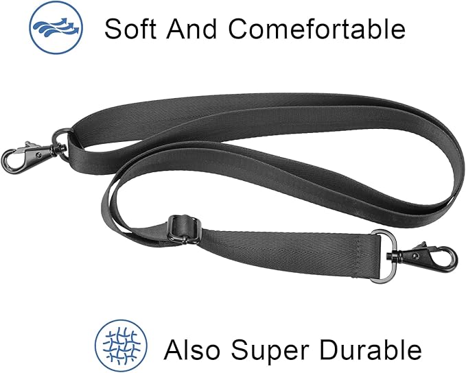 RLSOCO Shoulder Strap for Laptop Shoulder Strap Luggage Duffel Bag -Adjustable Strap Replacement for Briefcase Computer Messenger Bag Drone Camera Case Water bottle