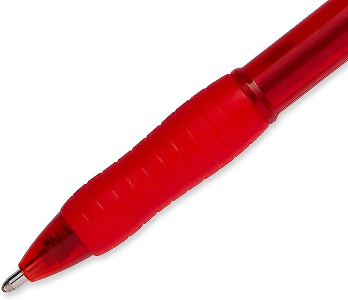 Paper Mate Profile Retractable Ballpoint Pens, Bold (1.4mm), Red, 12 Count