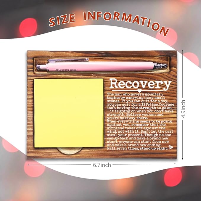 Inspirational Positive Affirmation Gift for Him Her, Positive Gifts for Women Coworkers Employees Work Bestie, Mental Health for Home Office Treatment Self-Stick Note Pad Holders-DW43