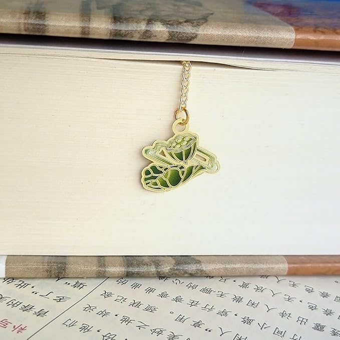 MOZART Gift Box Koi Carp Chinese Style Brass Bookmark Classical Mythological Characters Mountain and Sea Sutra Series Creative Cultural Copper Bookmark Metal Bookmarks