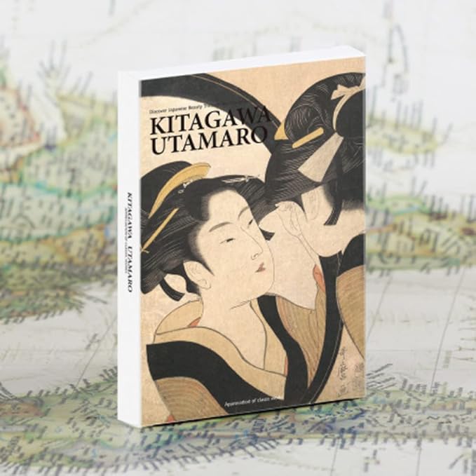 HOSTEESSCHOICE Vintage Art Postcards set of 30 Post card of Japanese Artist Kitagawa Utamaro variety pack Famous Painting Scenery,4 x 6 Inches
