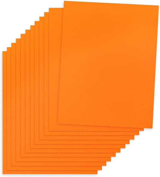 Hygloss Bright Orange Colored Paper - 24 lb, 89 GSM, Acid-Free, Fade-Resistant, 8.5x11-Inch Letter Size Color Copy Paper, 90 Sheets