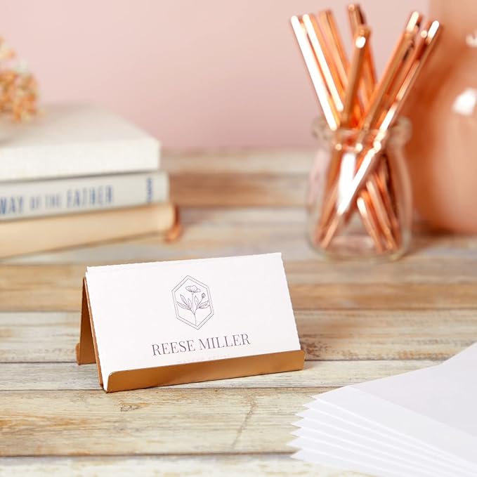 Best Paper Greetings Blank Business Card Paper for Printer, Inkjet and Laser Printable Sheets, 1000 Cards, 3.5 x 2 Inches, White - Pack of 100