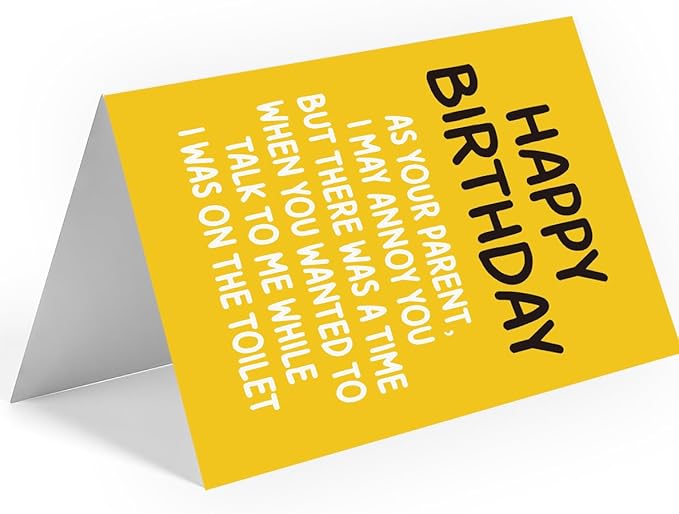 Birthday Card for Son & Daughter | Son & Daughter Birthday Card from Mom, Dad, and Parents | Funny & Happy Birthday Card for Adult Daughter & Son | Birthday Gifts for Son & Daughter