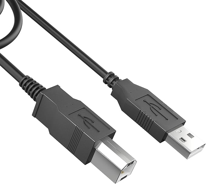 USB Printer Cable for AOBIO Shipping Label Printer - Mac Book Compatible - Printer Accessary