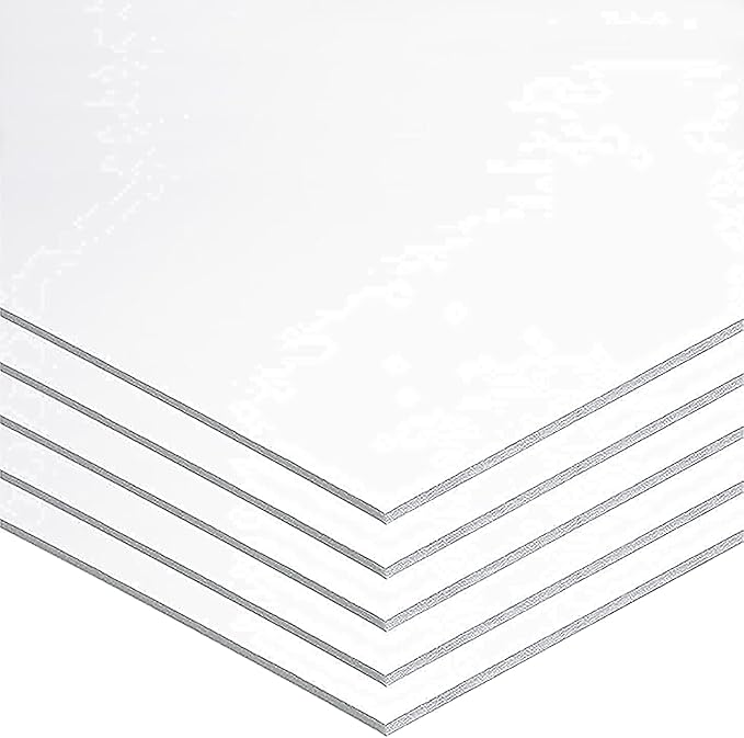 UCREATE Foam Board, White, 22" x 28", 5 Sheets (P5557)