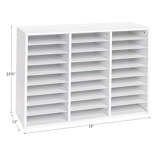 Really Good Stuff Mail Center - 1 Classroom Literature Organizer with 27 Slots – Keep Your Classroom, Office, or Home Office Organized, Durable, Easy Assembly