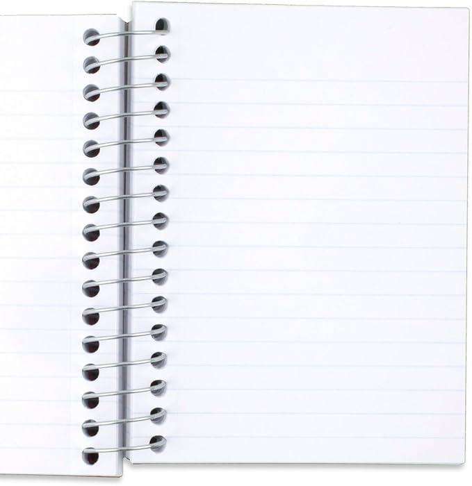 Five Star Spiral Notebook, Fat Lil' Pocket Notebook, College Ruled Paper, 200 Sheets, 5-1/2" x 3-1/2", Assorted Colors, Color Will Vary, 1 Count (45388) (Pack of 2)