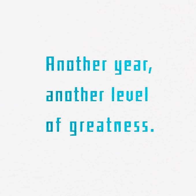 Hallmark Birthday Card for Gamer (Video Game Controller)