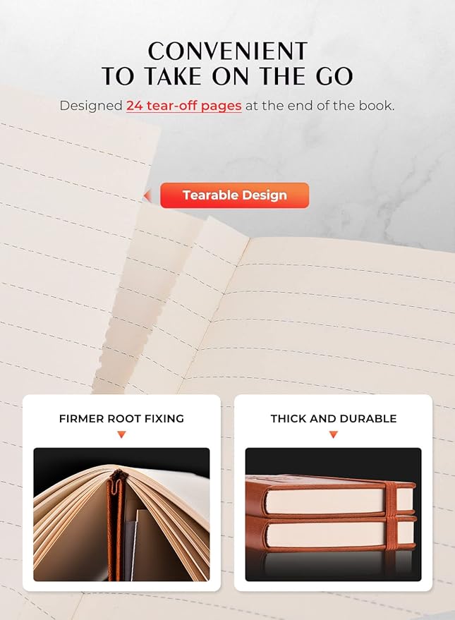 AISBUGUR Pocket Notebook, Small Notebook, 2-Pack Total 320 Pages,3.7" x 5.7" Pocket Notebook (2 Pack, Brown 2)