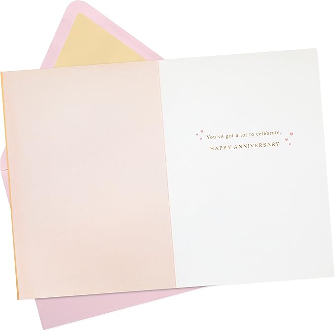 Hallmark Signature Anniversary Card for Couple (Champagne Cheers)