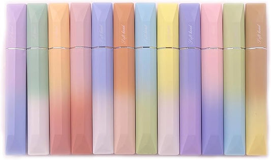 COLNK Pastel Highlighter Pen Set, 12 Counts of Highlighter Color Pens, Chisel Tip,Aesthetic highlighters Assorted Colors for Color Coding,Planner Journaling,No Bleed