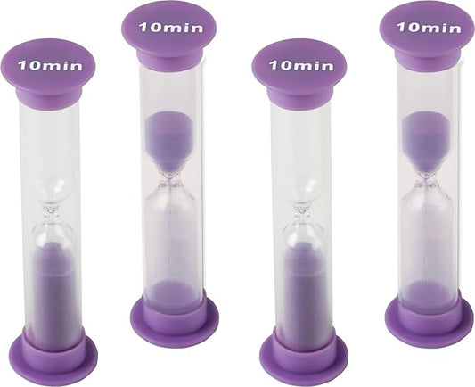 Teacher Created Resources 10 Minute Sand Timers-Small (20682), Purple
