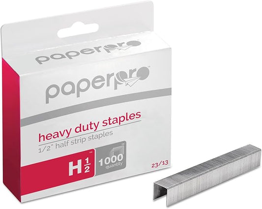 PaperPro-Bostitch 1913 Heavy-Duty Staples, 1/2-Inch Leg Length, 1000/Box