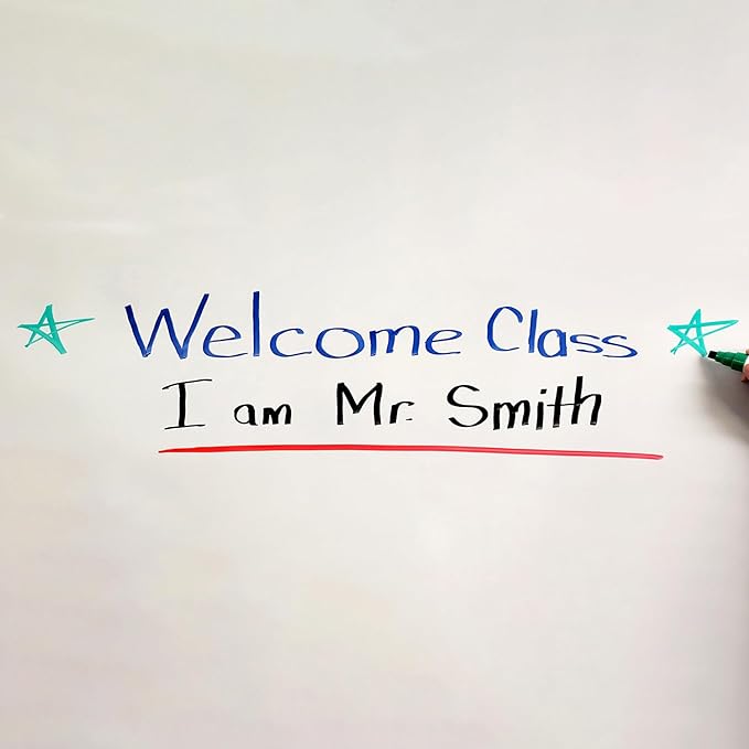 Artline 5109A Magnum White Board Markers Dry Erase with Jumbo Big Nib For Clear, Visible Lettering, Black, Red, Blue, and Green - 4 Pack