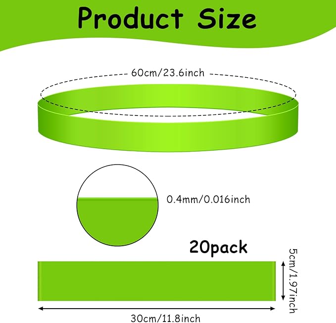 20 Pack Chair Bands for Kids with Fidgety Feet, ADHD Tools for Kids, ROOKEA Sensory Room Must Haves for ADHD Kids Fidget Chair Bands Autism Classroom Must Haves ADHD Tools for Classroom Home Chairs