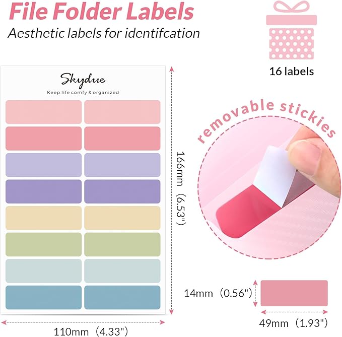 SKYDUE Pink School Office Supplies，Accordion File Organizer - 7 Pocket Letter Size Expanding Folder for School & Office - Portable Document Organizer