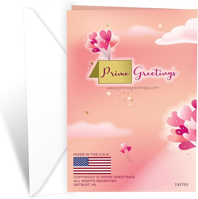 Prime Greetings Religious Birthday Card For Niece, Made in America, Eco-Friendly, Thick Card Stock with Premium Envelope 5in x 7.75in, Packaged in Protective Mailer