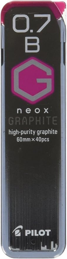 Pilot Mechanical Pencil Lead Neox Graphite 0.7mm, B, 40 Leads (HRF7G-20-B)
