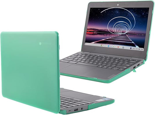 mCover Hard Case ONLY Compatible for 2024~2025 11.6" Lenovo 100E Chromebook Gen 4 (with Intel CPU and Model# 83G*) Laptop Computer (NOT Fitting Any Other Lenovo Models) - Green