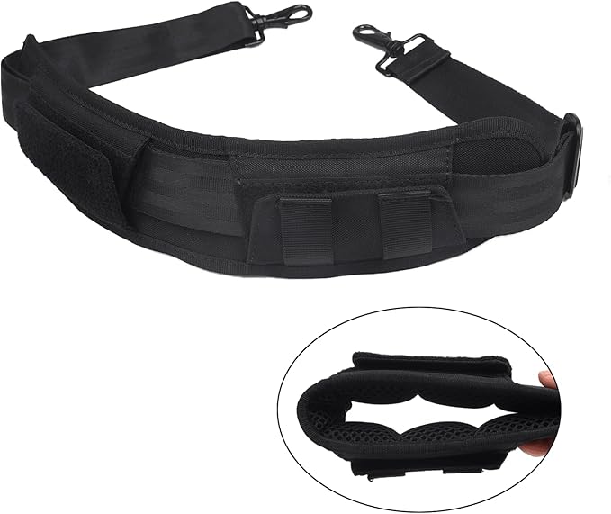 MAGARROW Shoulder Strap 60" Universal Replacement Adjustable Shoulder Belt, Comfortable Padded for Messenger Bag Laptop Case (Black)