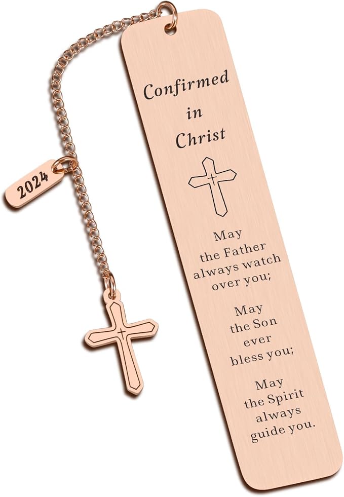 2024 Confirmation Gifts for Teen Girls,Catholic Confirmation Gifts,Bible Verse Bookmarks for Women,Book Marks for Reading Women,Baptism Gifts for Women,Pink Christmas Gifts for Kids Girls