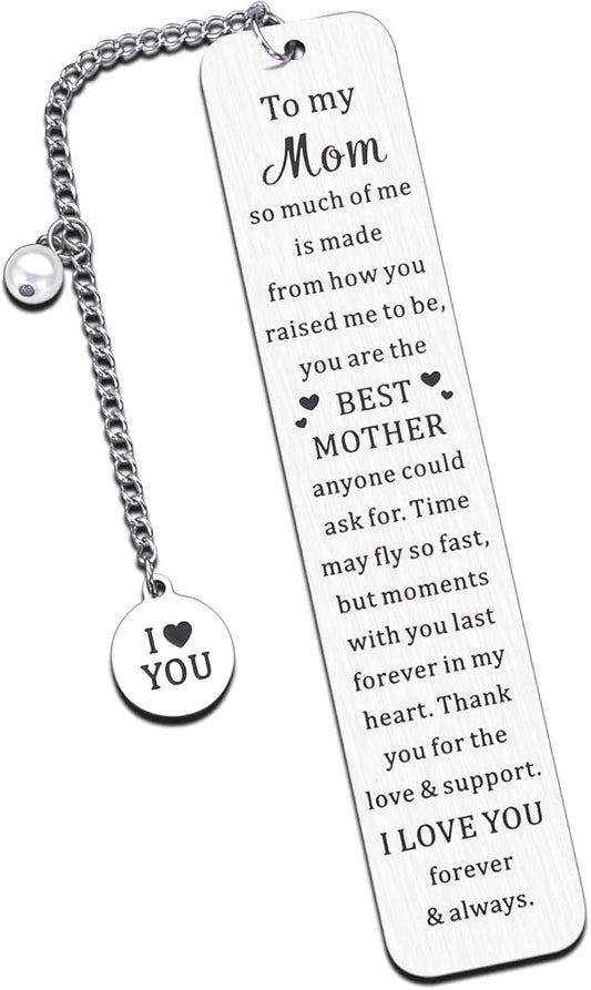 Gifts for Mom, Mothers Day Gifts from Daughter Son Kids, Mom Gifts Bookmark, Mom Birthday Gifts for Women, Mom Gifts from Daughters Sons, Mom Christmas Thanksgiving Valentines Day Gifts for Her Mom