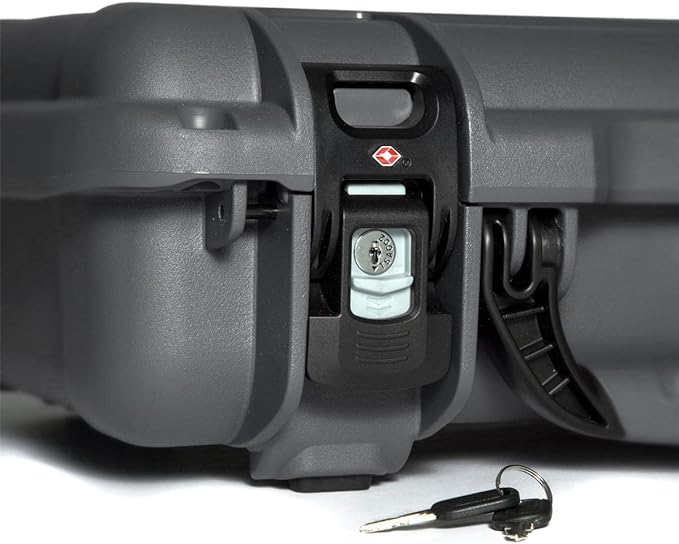 Nanuk 923 Waterproof Hard Case with Laptop Insert Kit and Incorporated TSA Approved Travel Lock Latches - Graphite Medium Series
