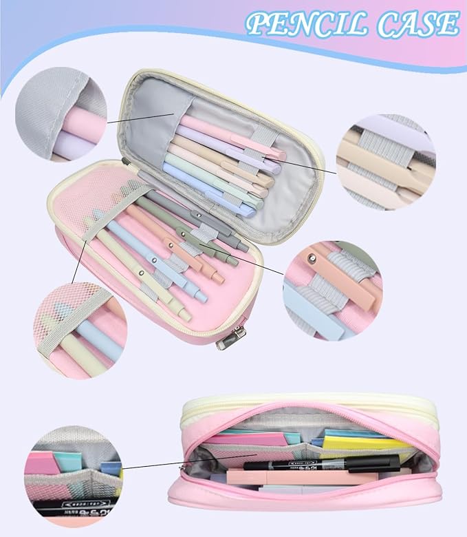 Bible Study Supplies Journaling Kit with Tabs and Highlighter, Notebook and Pen Case, Bible Annotation kit, Bible Study Group Essentials Accessories Set for Women Students Beginner Christian Gifts